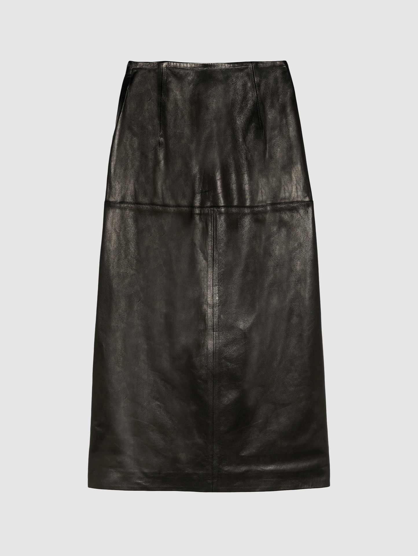 LEATHER MAHA MIDI SKIRT