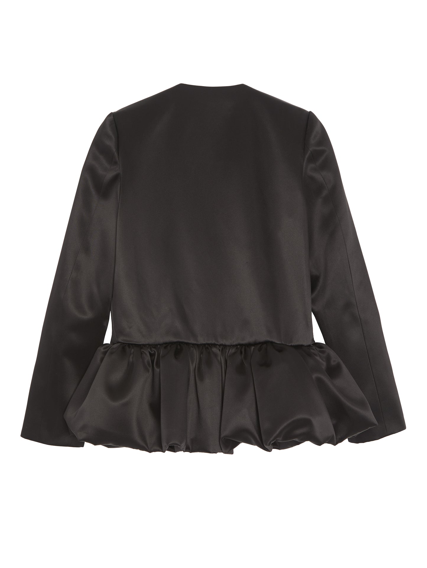 BLACK PEPLUM JACKET