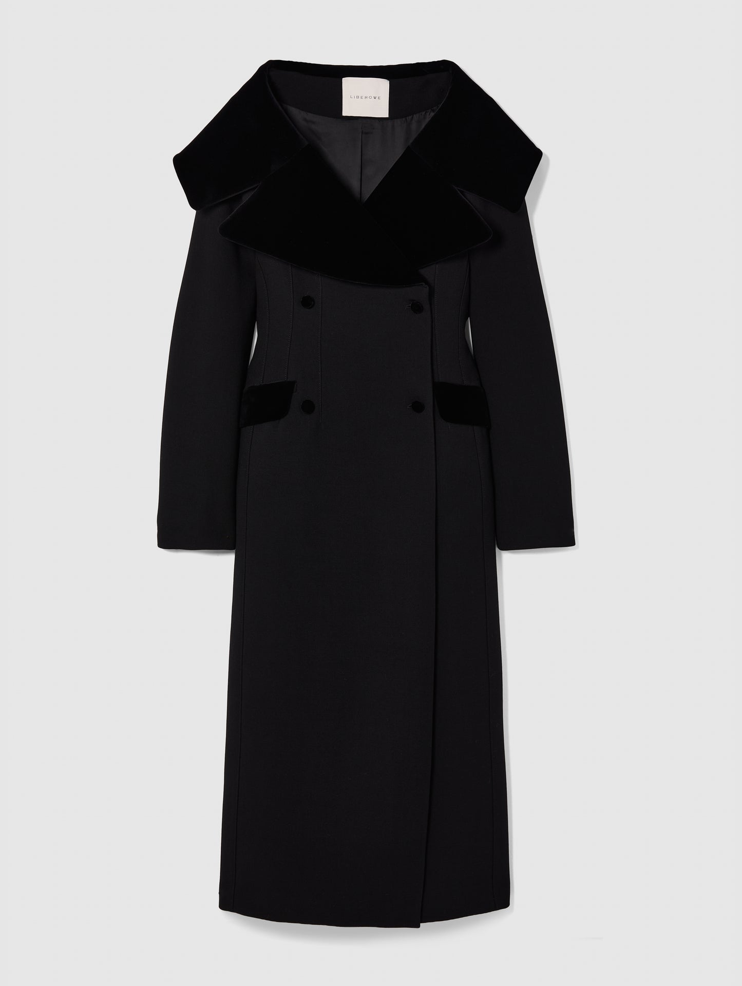 DOUBLE BREASTED HOURGLASS COAT
