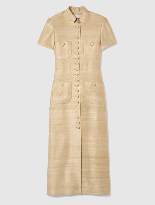 IMPERIAL DRESS IN GOLD SILK