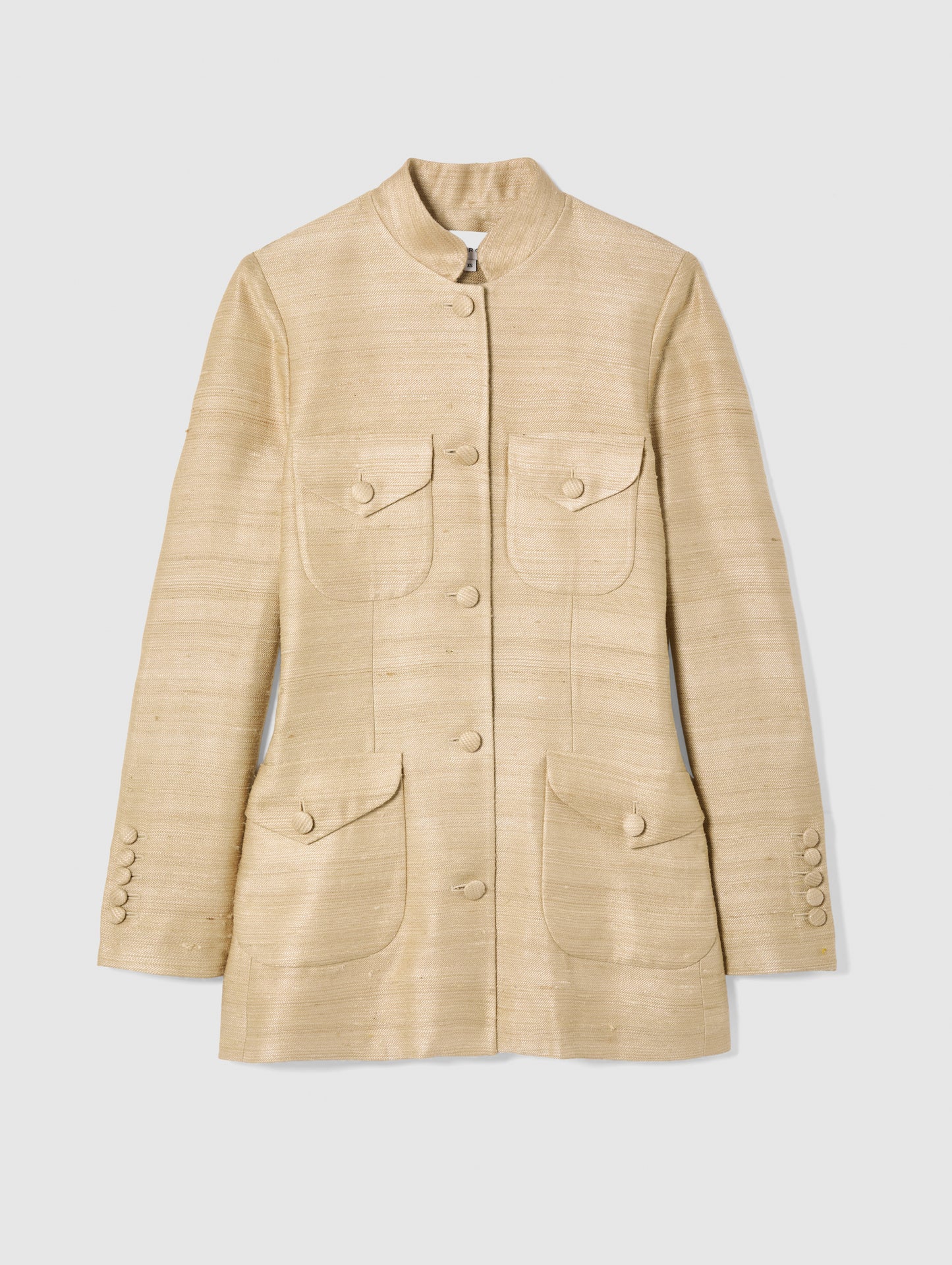 RAJA JACKET IN GOLD SILK