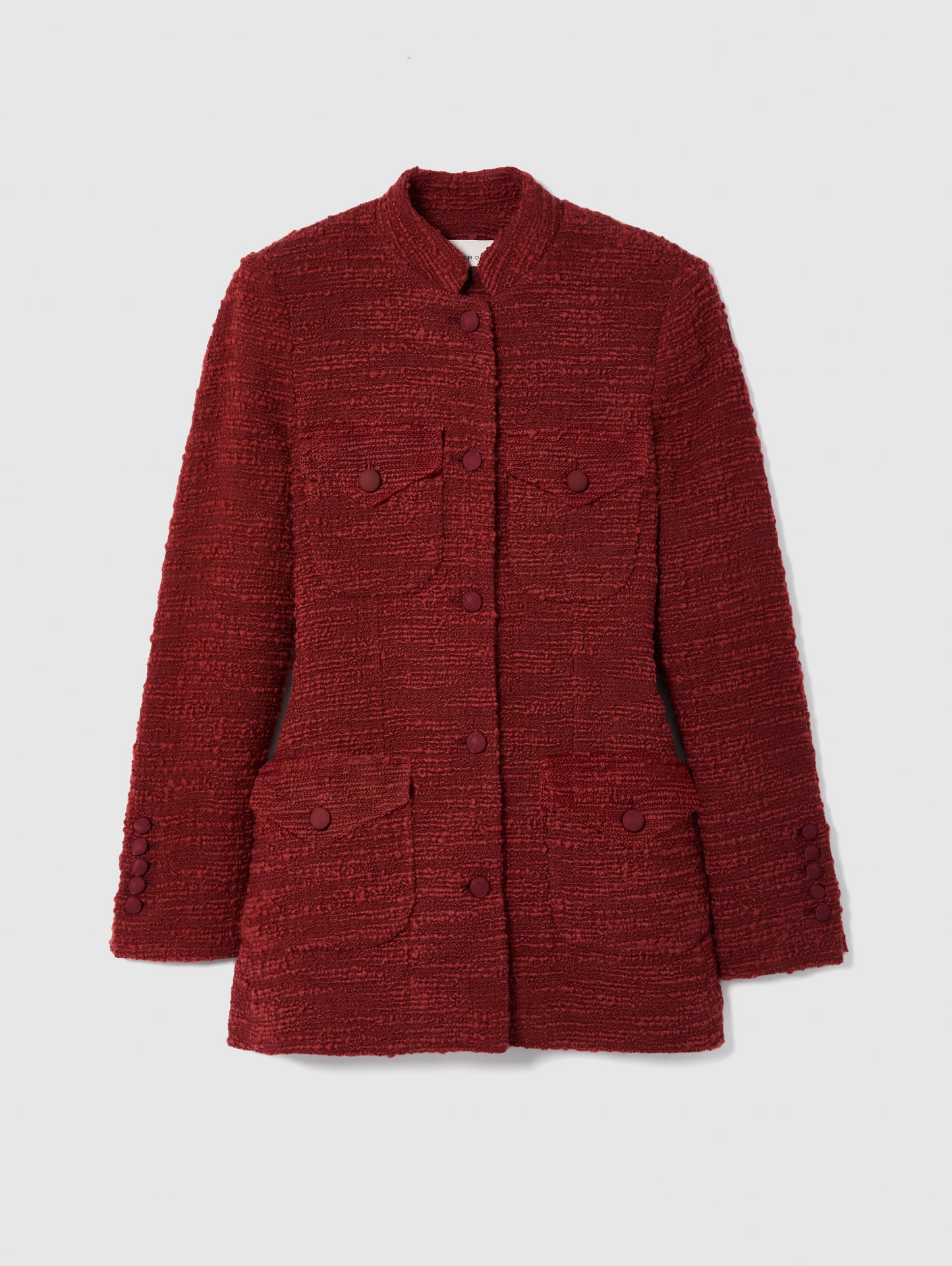 RAJA JACKET IN BERRY RED