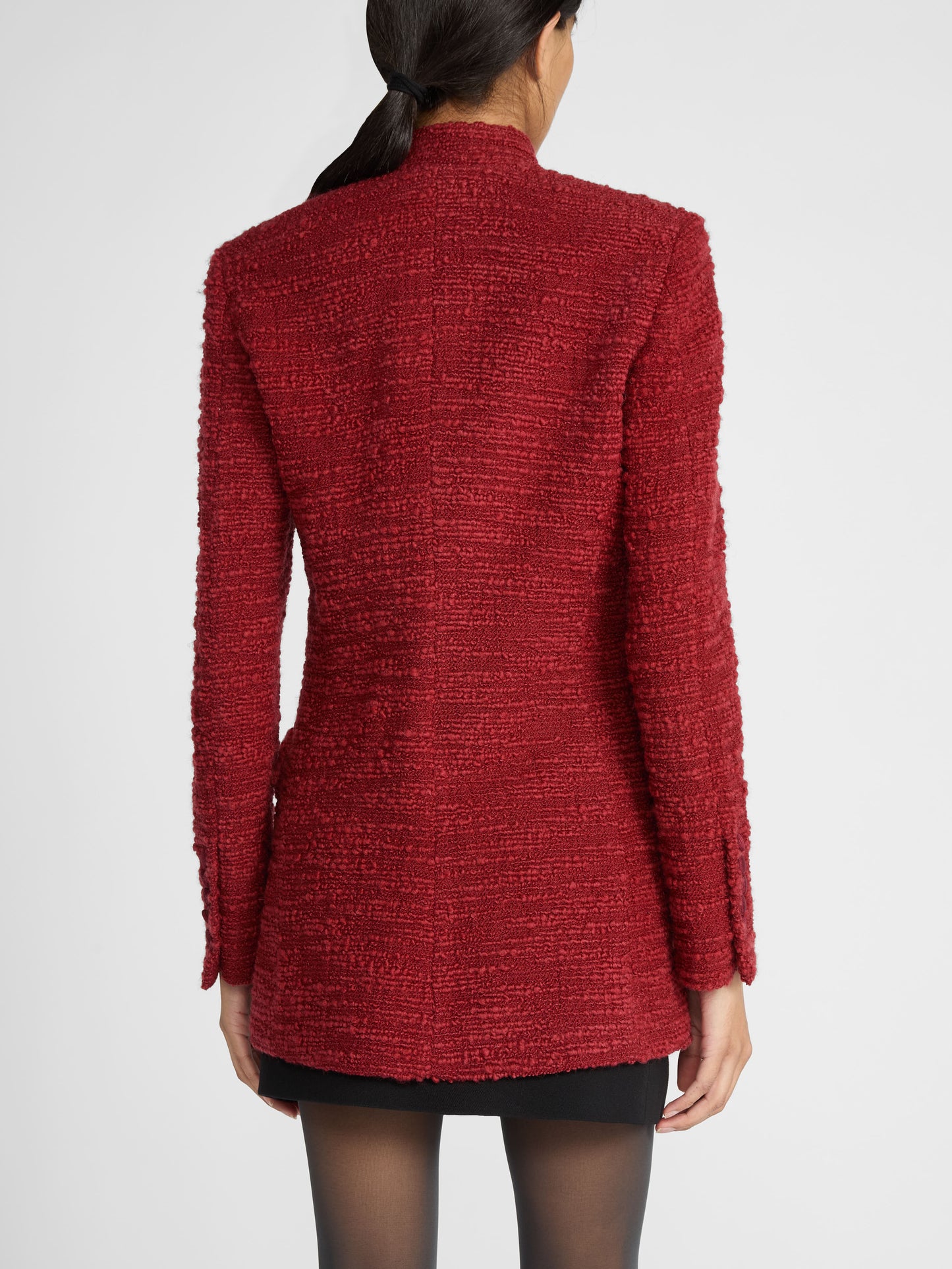 RAJA JACKET IN BERRY RED