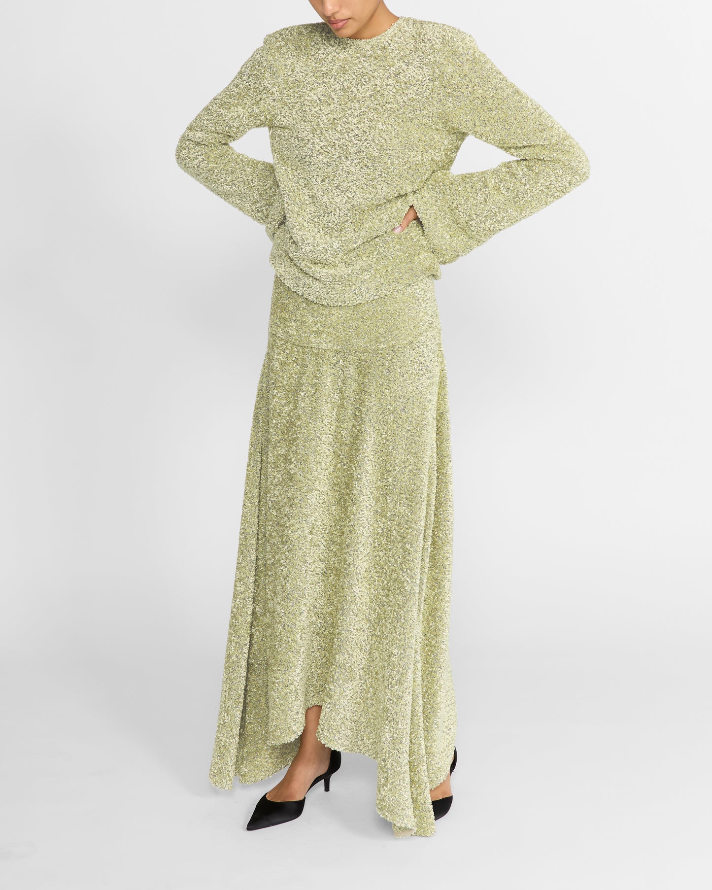 INGRID SKIRT IN CHENILLE TWEED