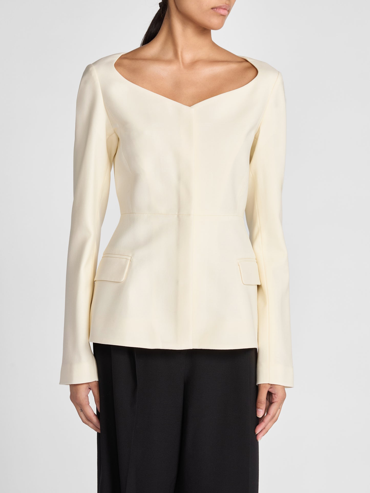 CHARLOTTE TOP IVORY