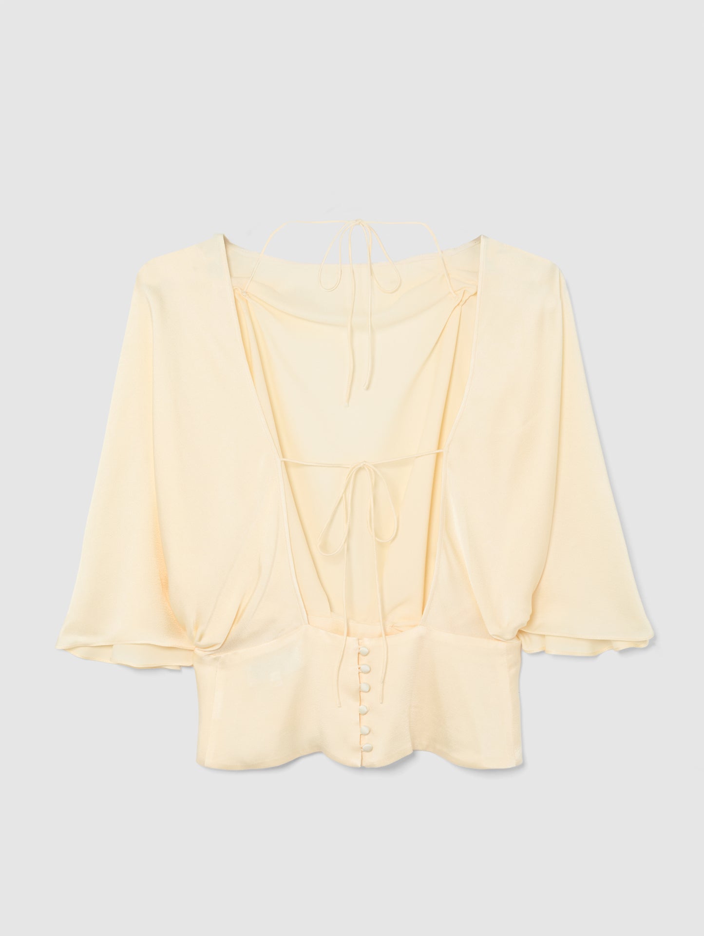 FAYE DRAPED TOP WITH OPEN BACK