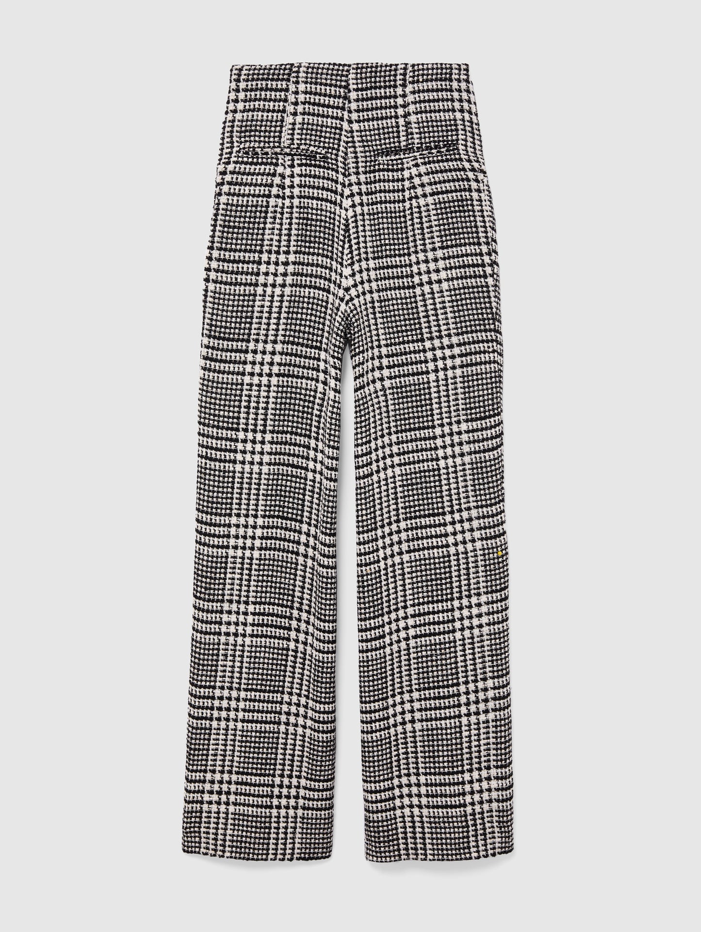 ANNIE TROUSERS BLACK AND WHITE CHECK
