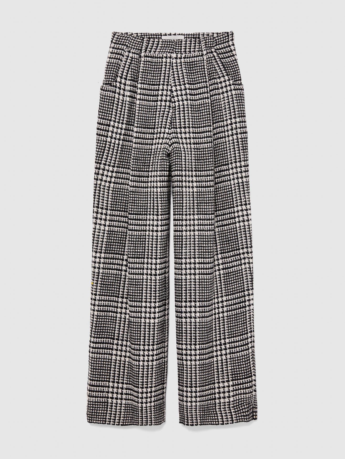 ANNIE TROUSERS BLACK AND WHITE CHECK
