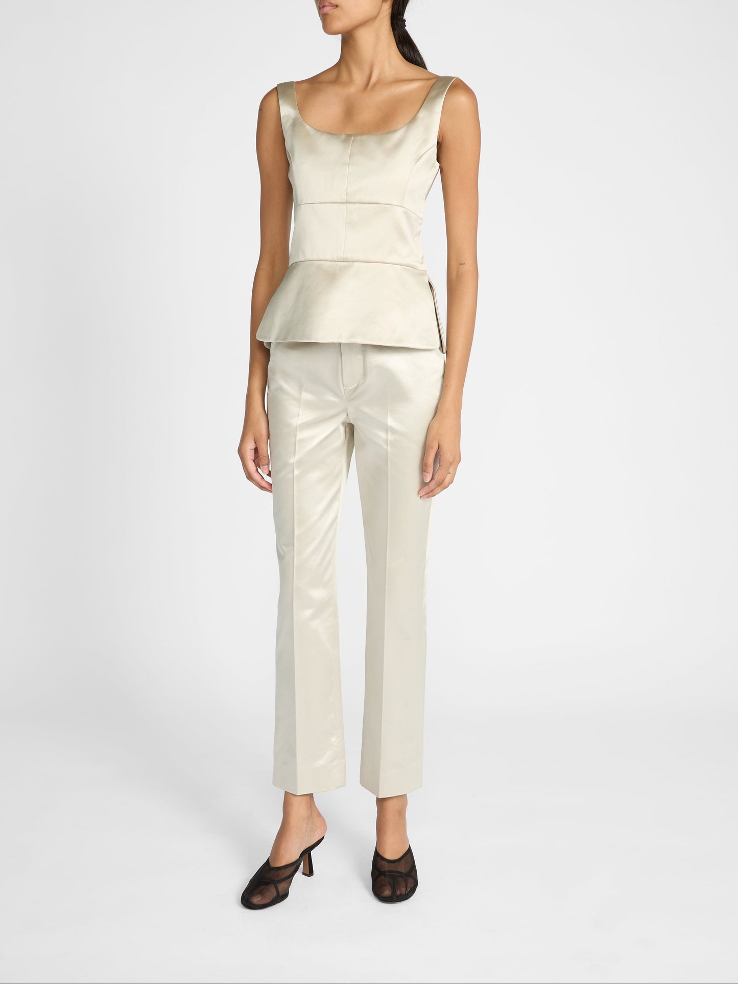 BODICE TOP IN CHAMPAGNE