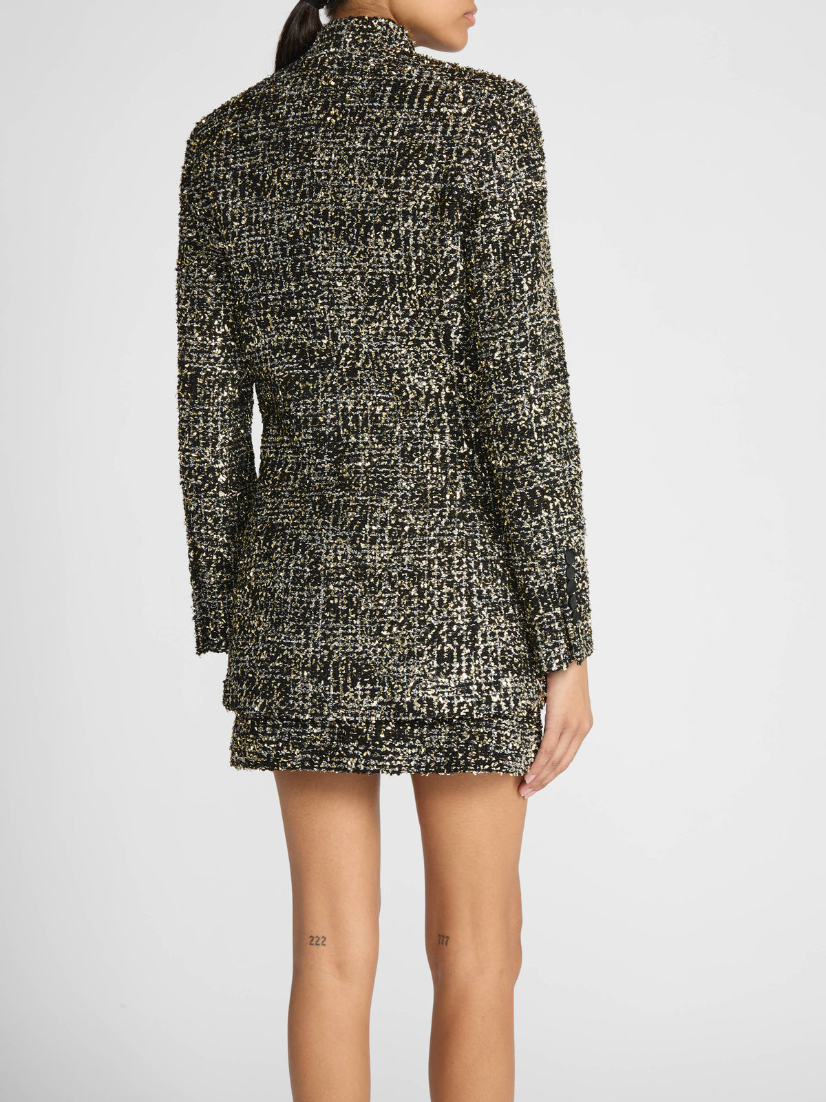 A signature Liberowe tailored jacket inspired by the traditional Indian jackets worn by Maharajas. 