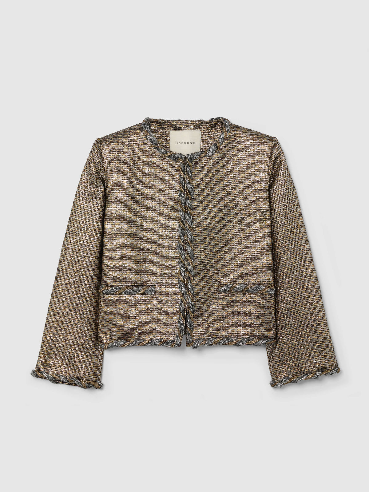 CORA JACKET IN MIXED GOLD