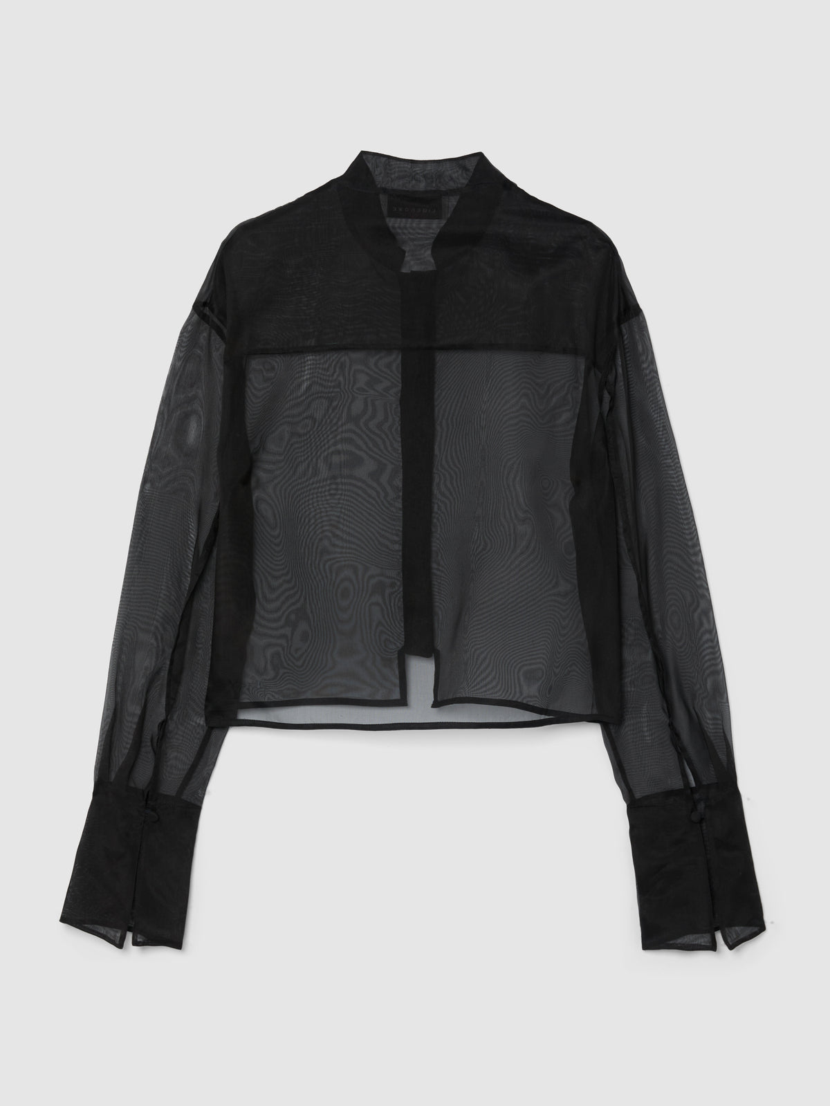 ORGANZA CROPPED SHIRT