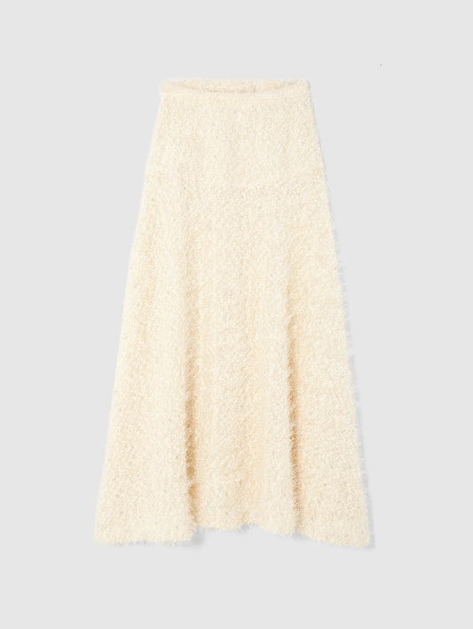 INGRID SKIRT IN PEARL CHENILLE