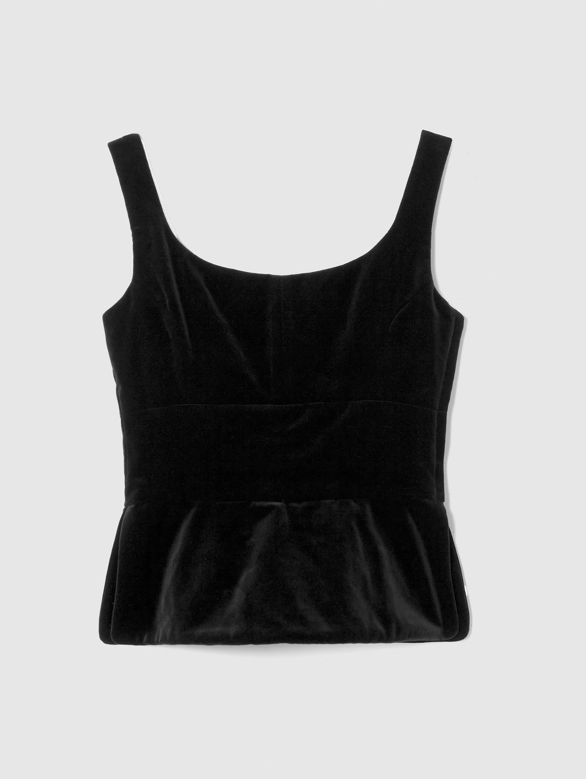 BODICE TOP IN VELVET