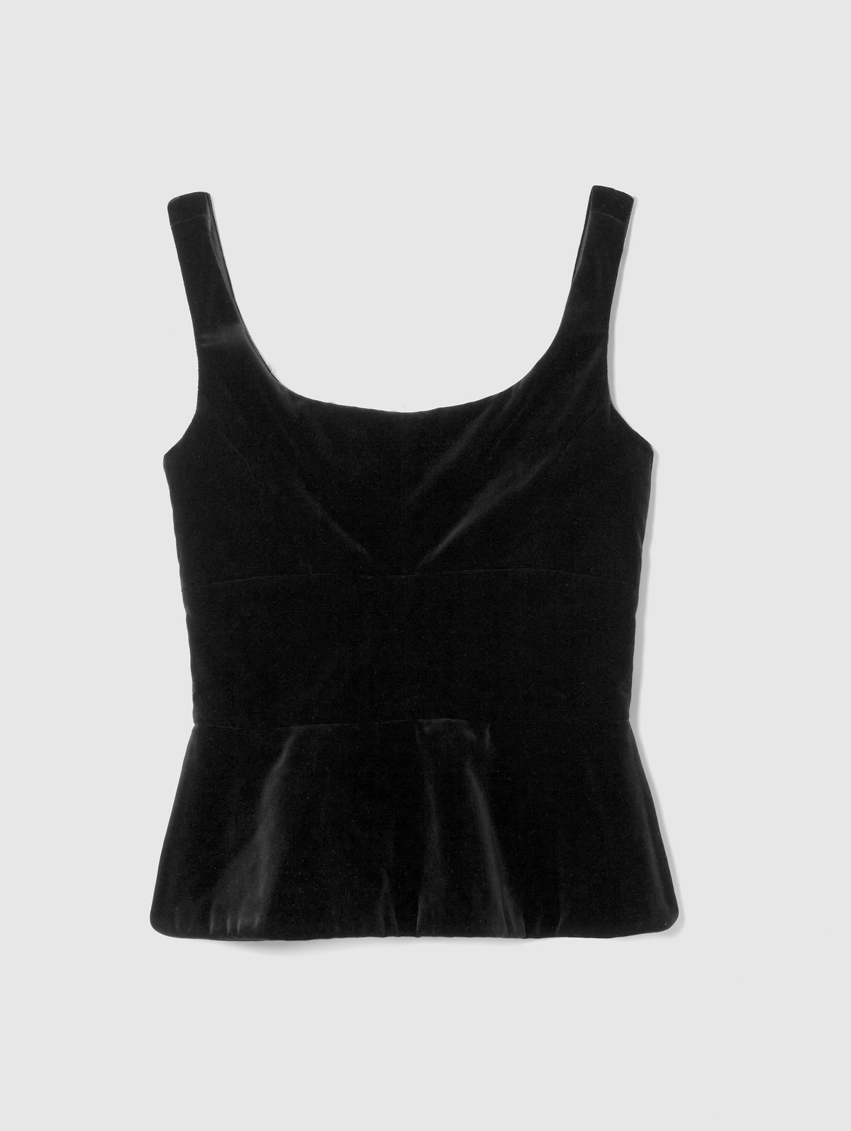 BODICE TOP IN VELVET
