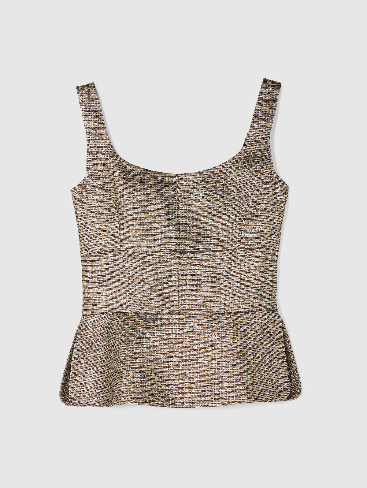 BODICE TOP IN MIXED GOLD