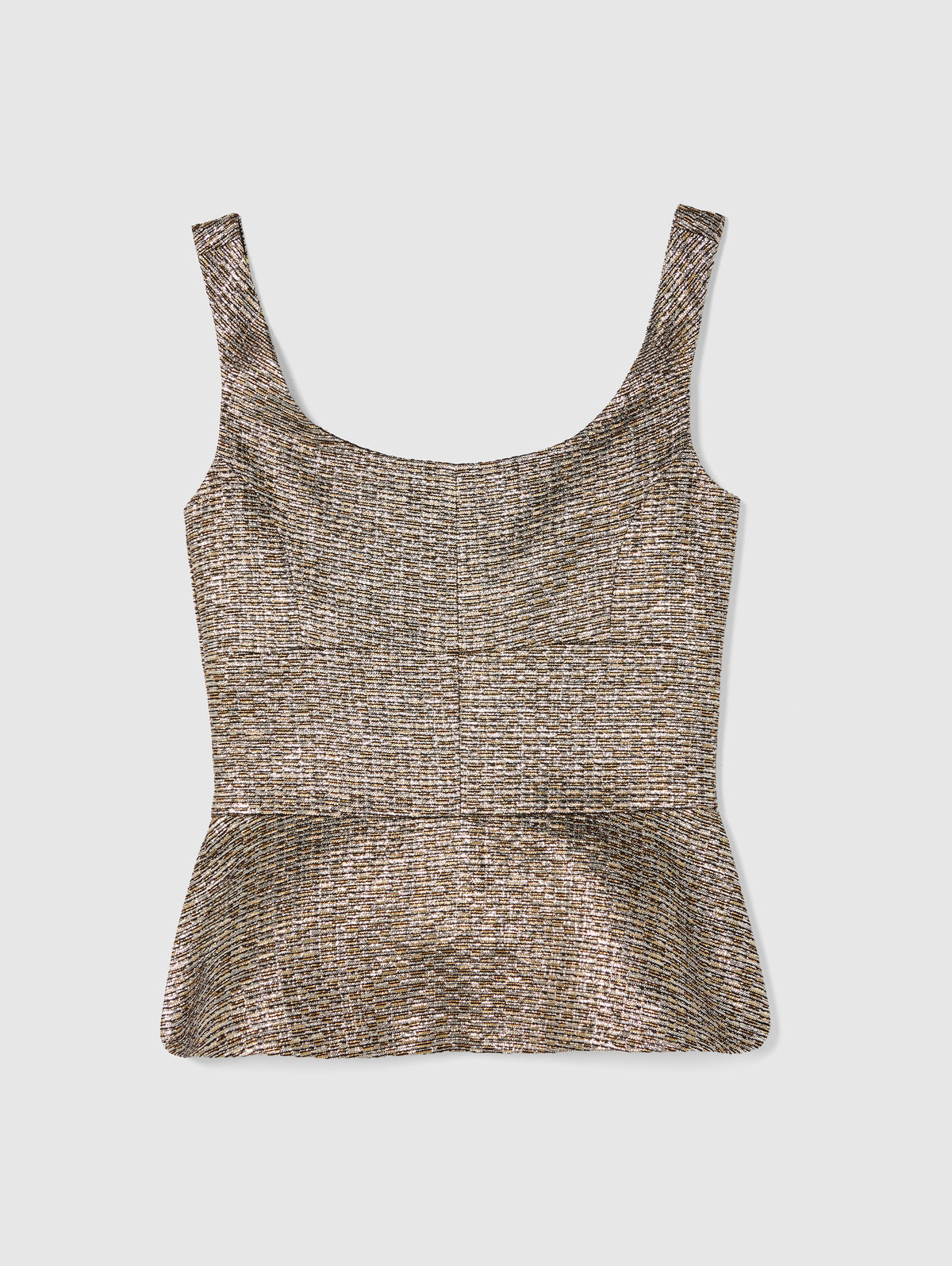 BODICE TOP IN MIXED GOLD