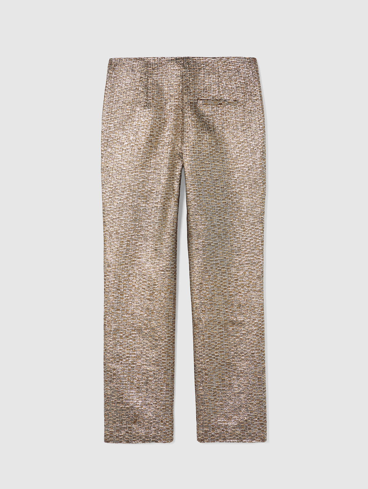 LILIAN SLIM-FIT TROUSERS IN MIXED GOLD
