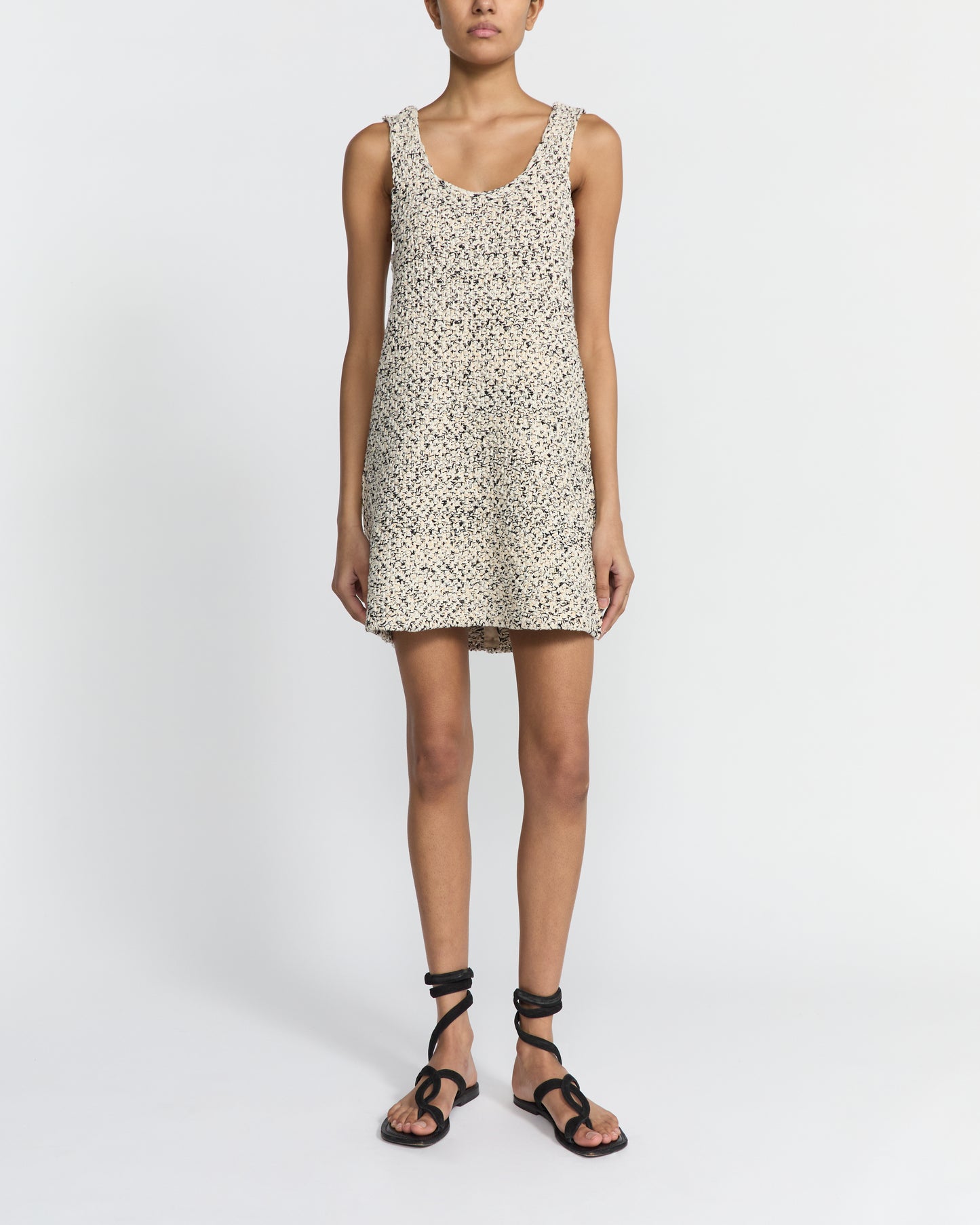 BUTTON DOWN KNIT DRESS