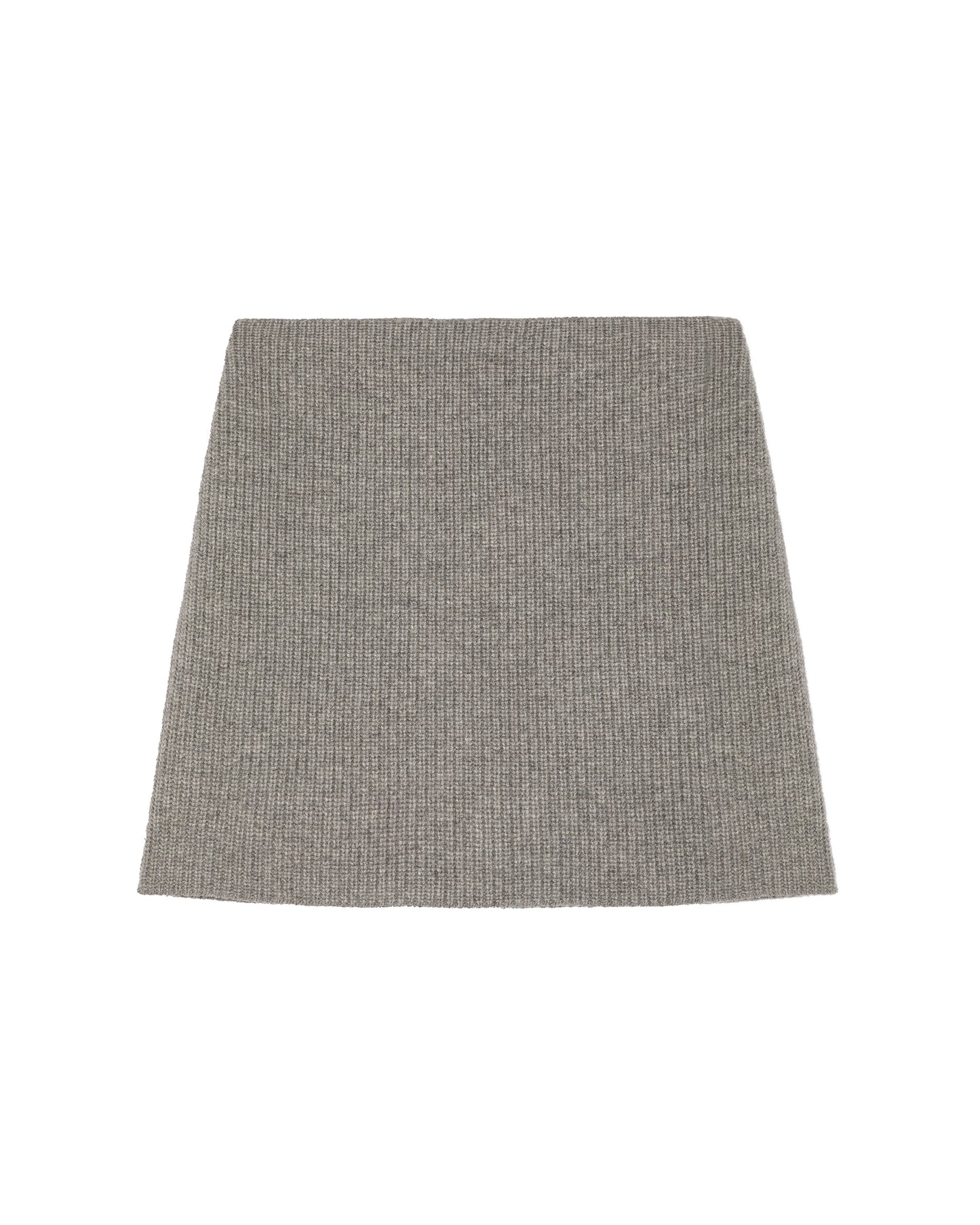 GREY MATHILDE KNITTED SKIRT