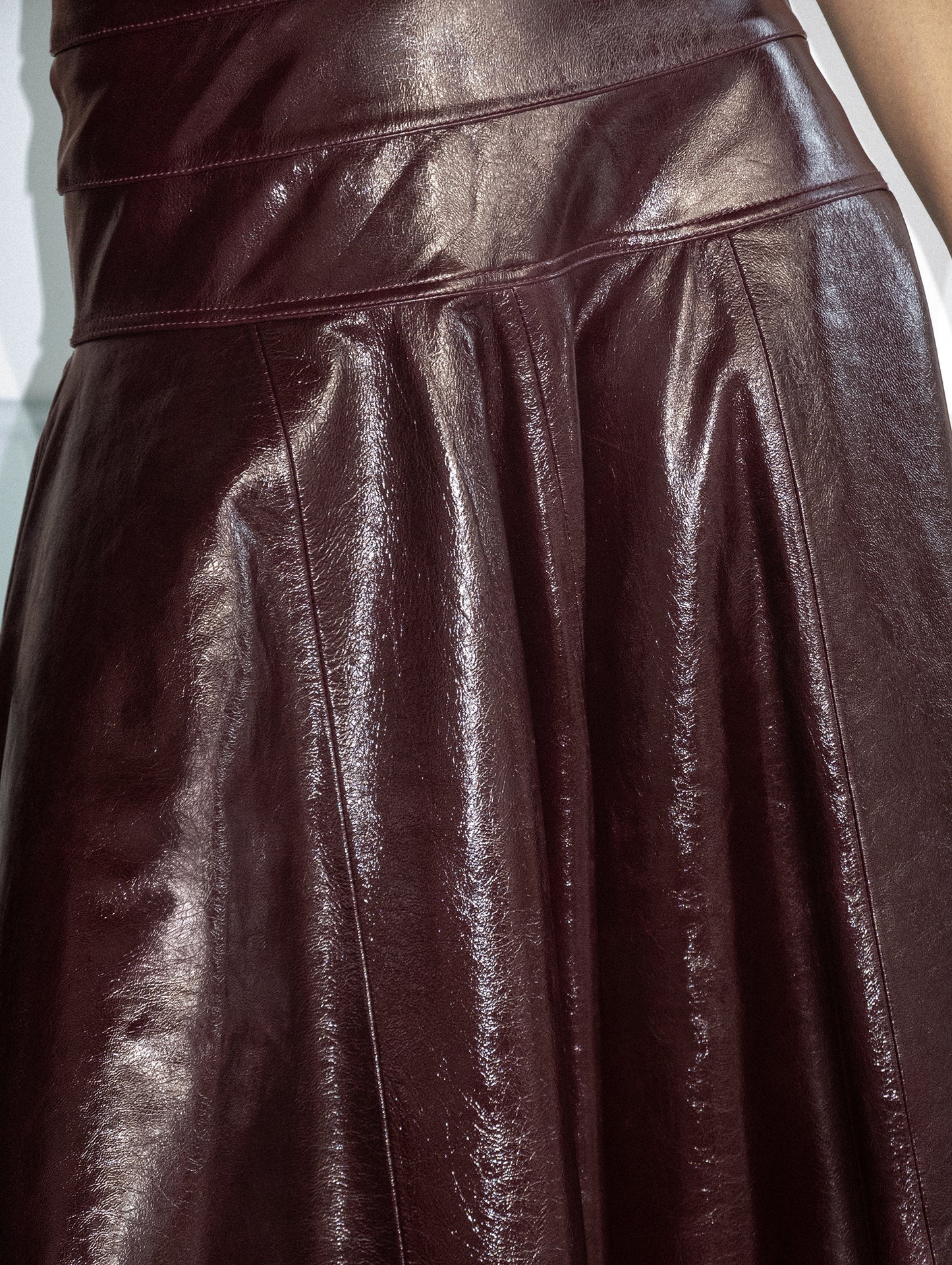 CARMEN LEATHER SKIRT