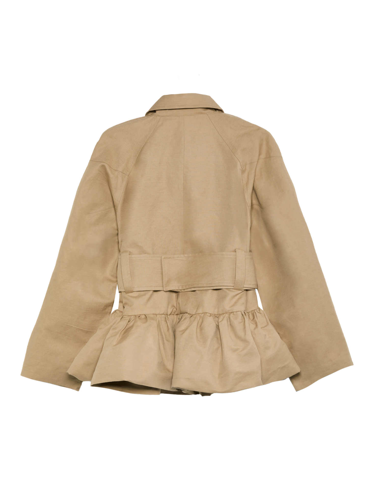 PEPLUM RAINCOAT