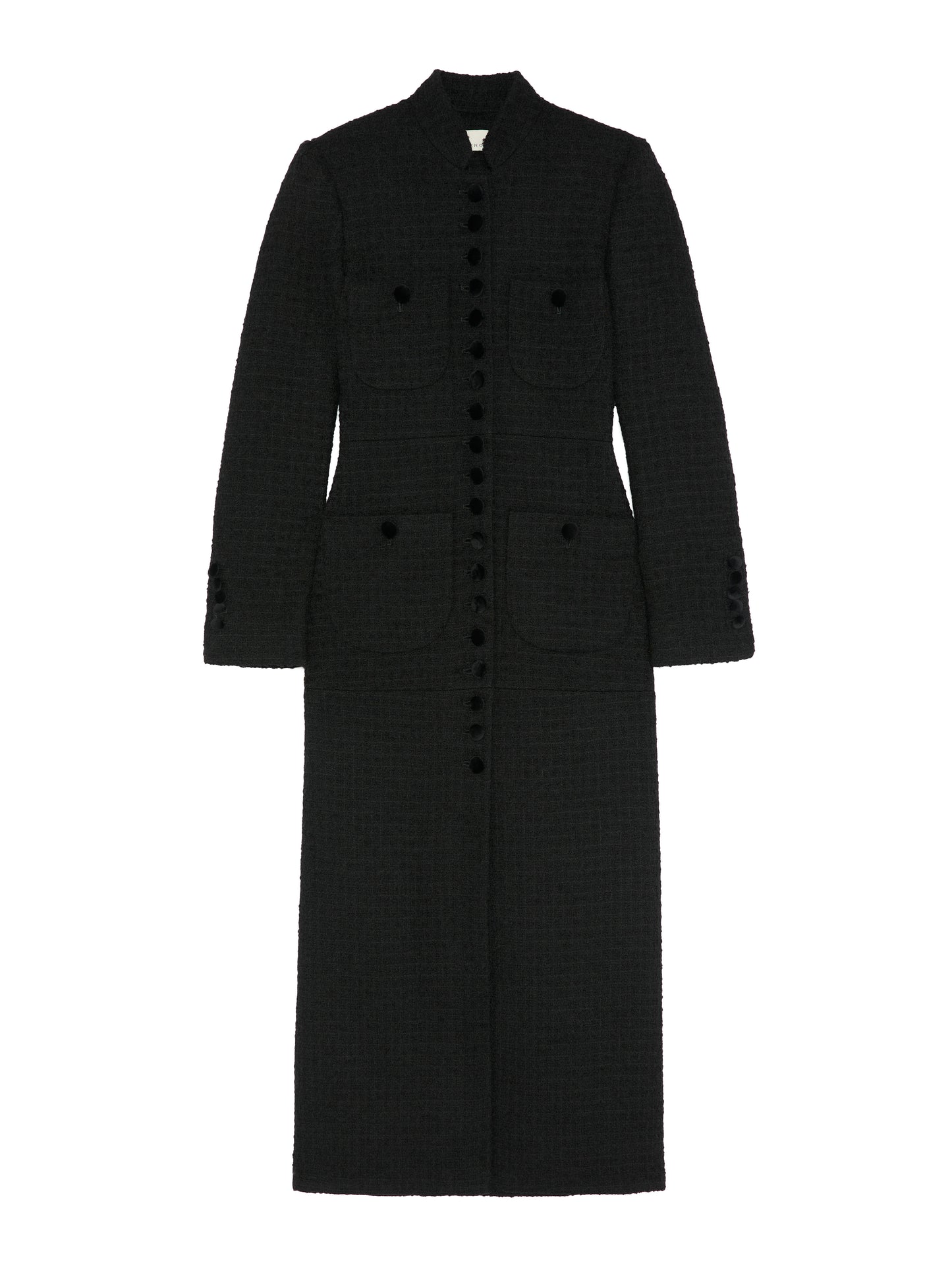 WOOL TWEED IMPERIAL COAT
