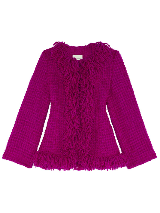 FUCHSIA BANKER JACKET