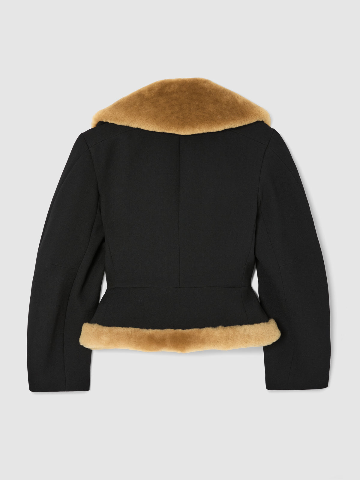 JIANI JACKET WITH SHEARLING COLLAR