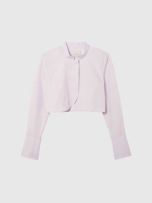 CROPPED LILAC NERHU SHIRT