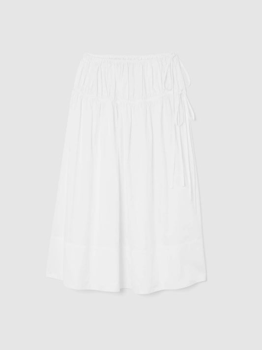 EVE SKIRT WHITE COTTON