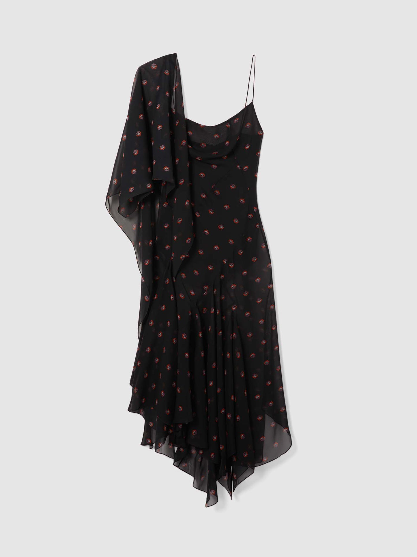 AUBREY SILK SCARF DRESS