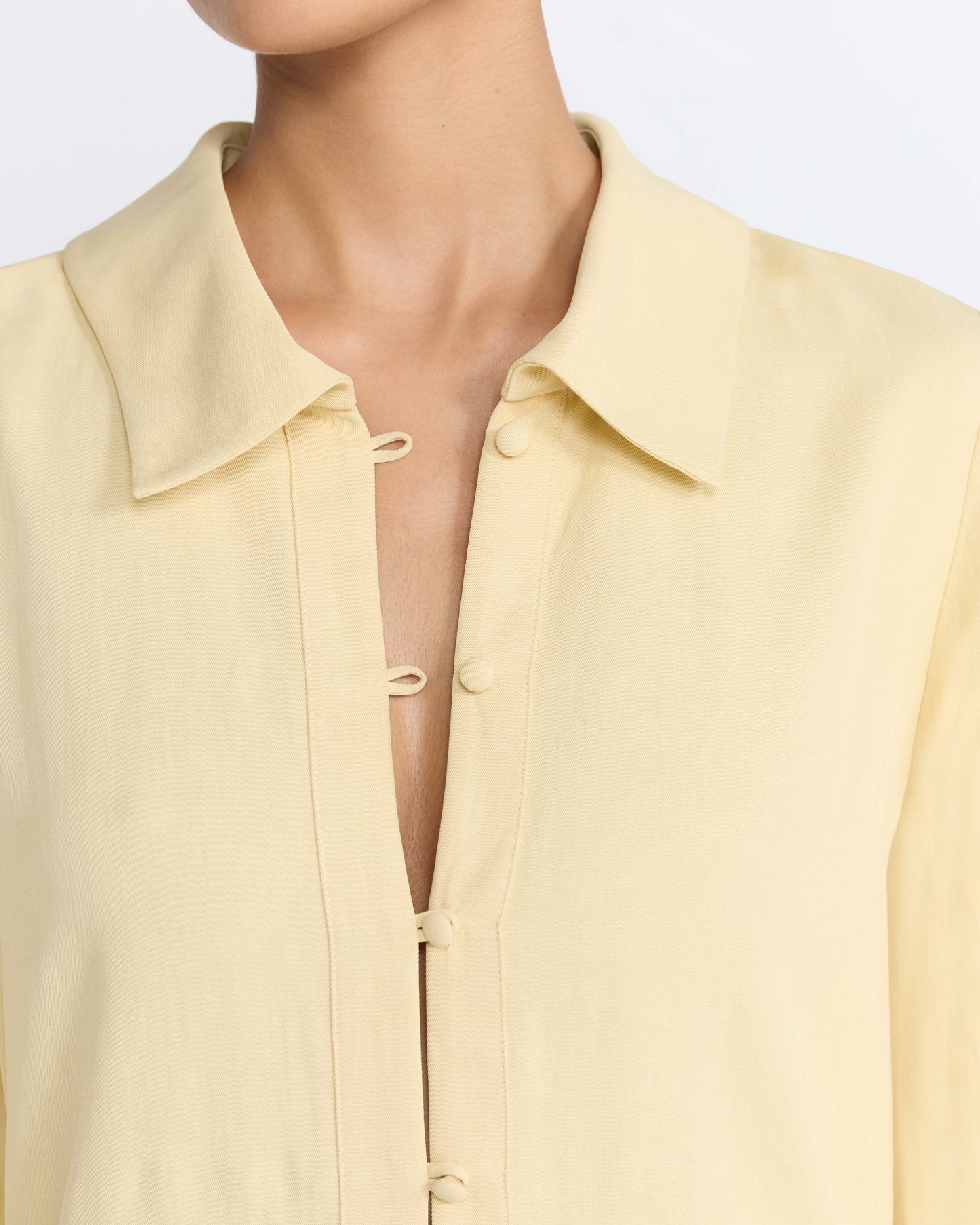 PEPLUM POLO YELLOW DRESS