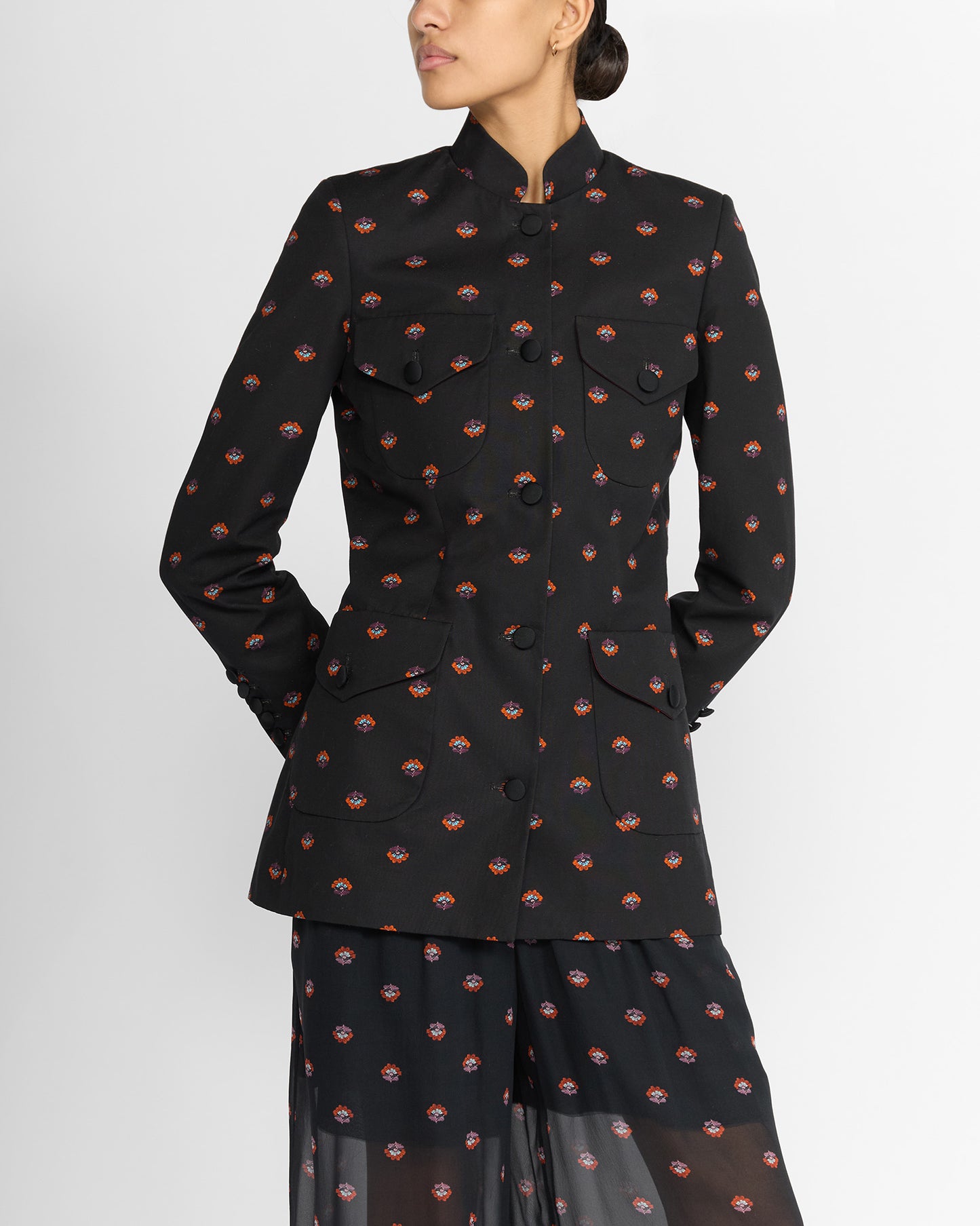 FLORAL PRINT RAJA SIGNATURE JACKET