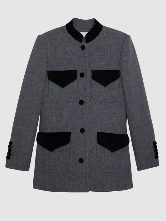 GREY RAJA SIGNATURE JACKET