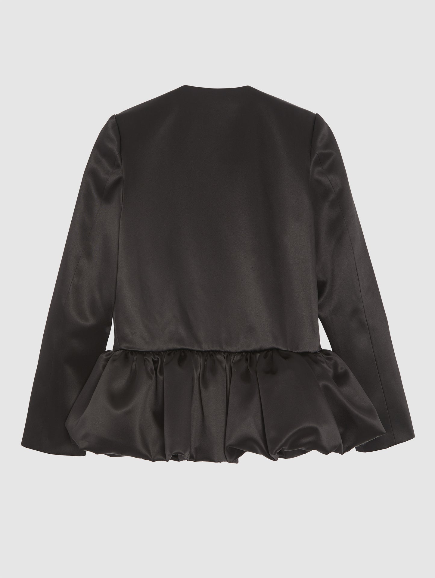 BLACK PEPLUM JACKET