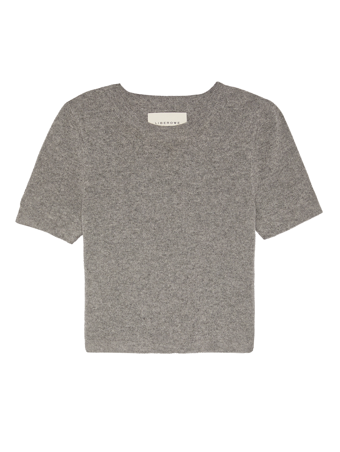 GREY AMELIE KNITTED TOP