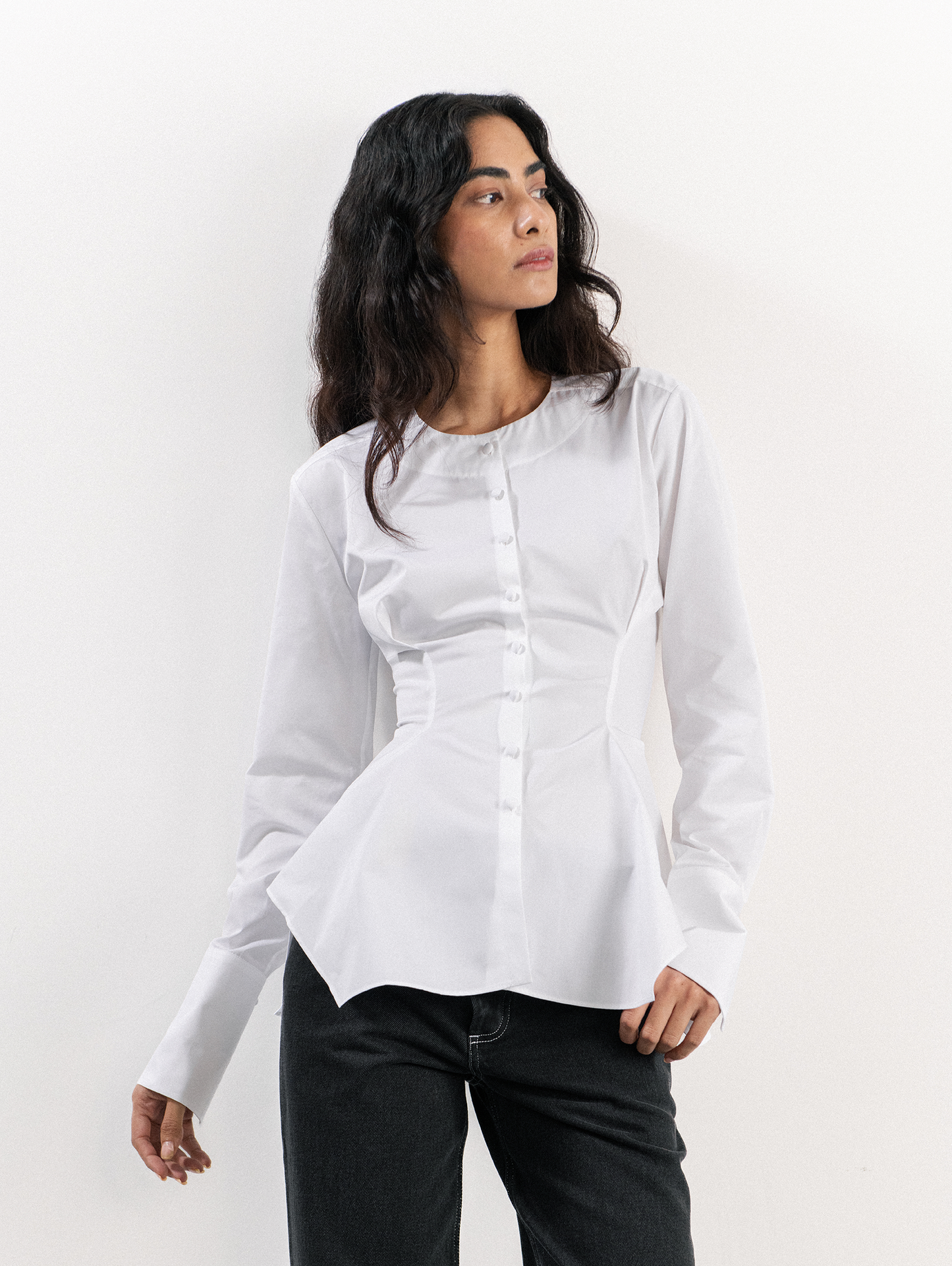 WHITE LAVINIA SHIRT