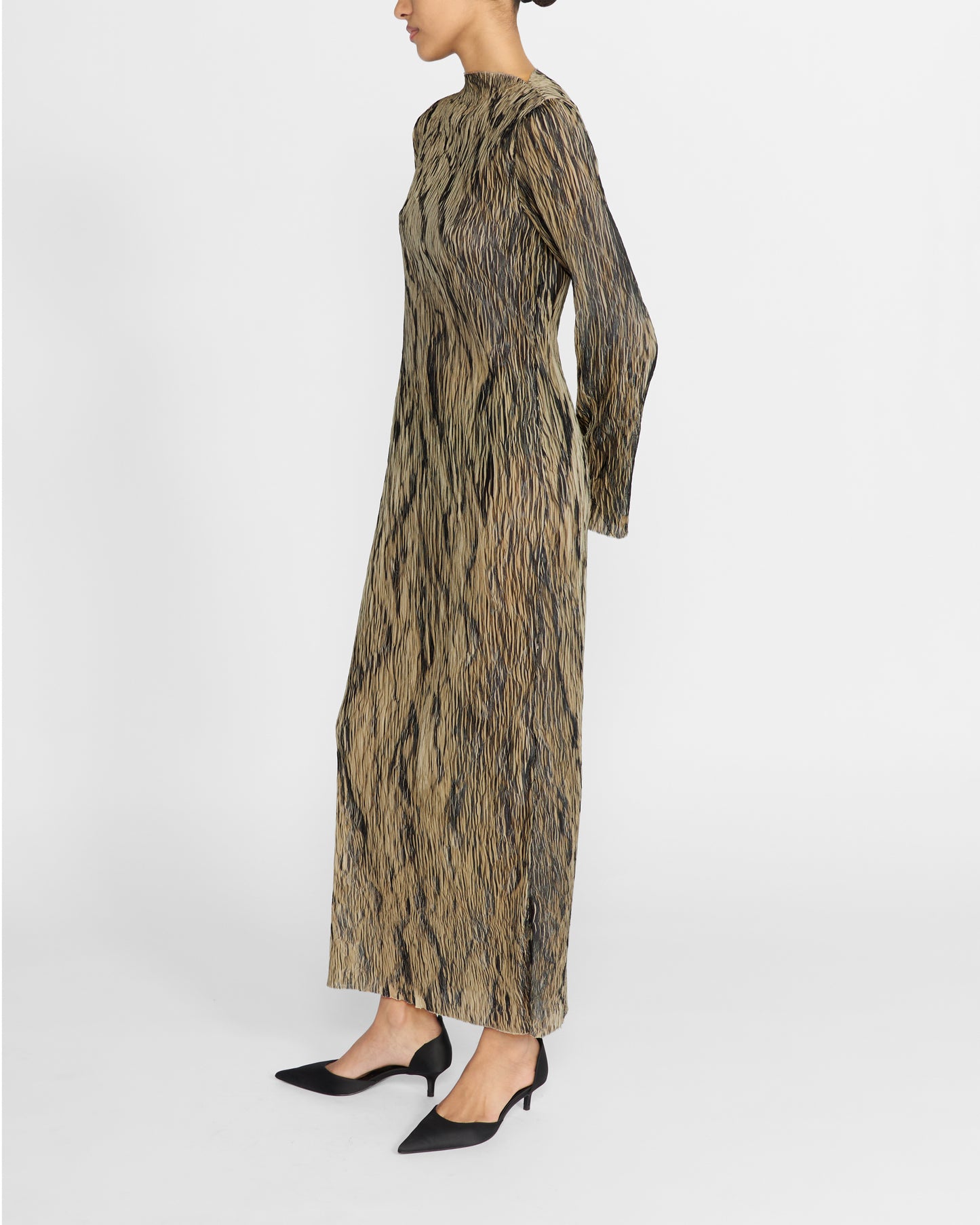 LEIGHTON PLISSE DRESS