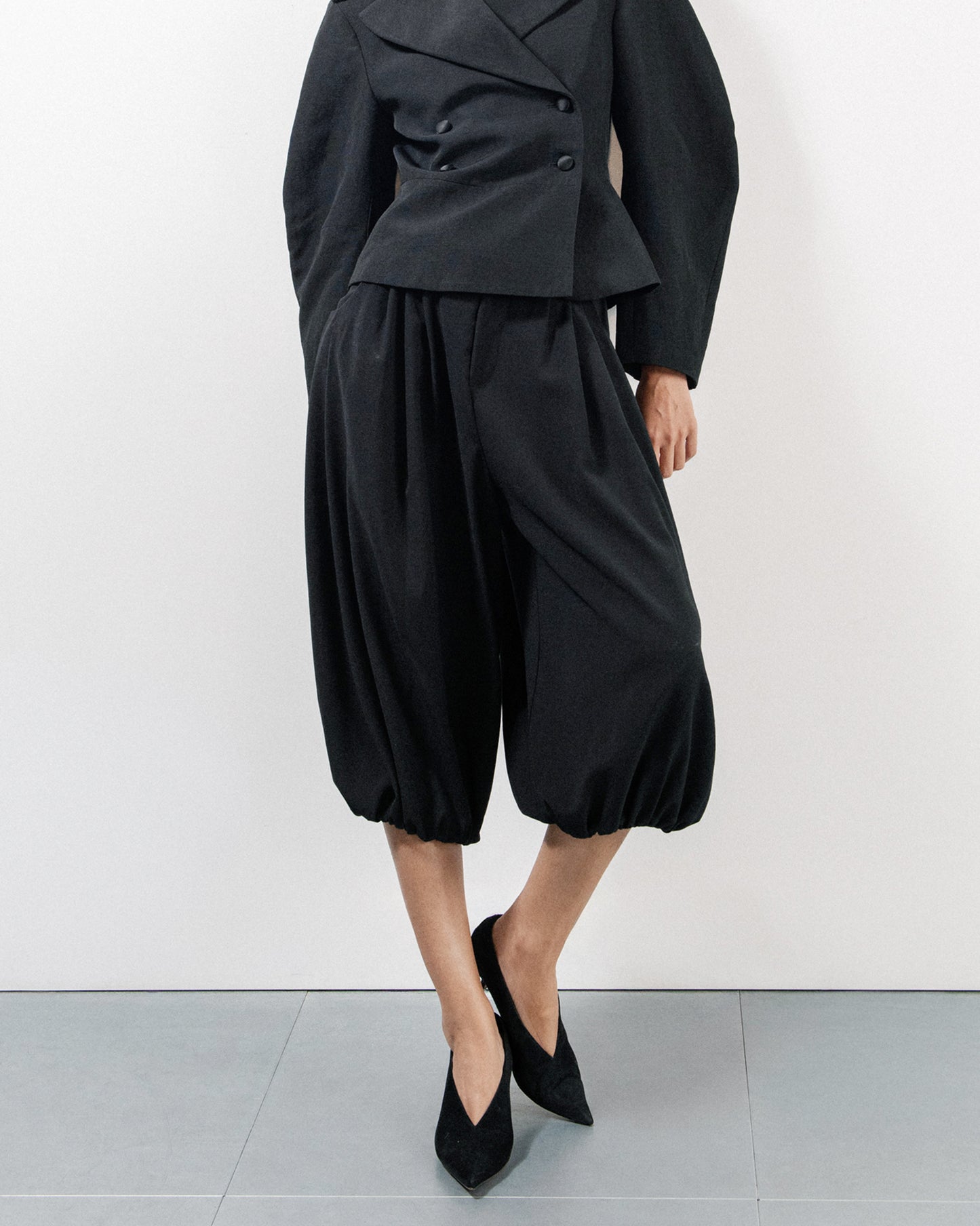 ARDEN BALLOON TROUSERS BLACK