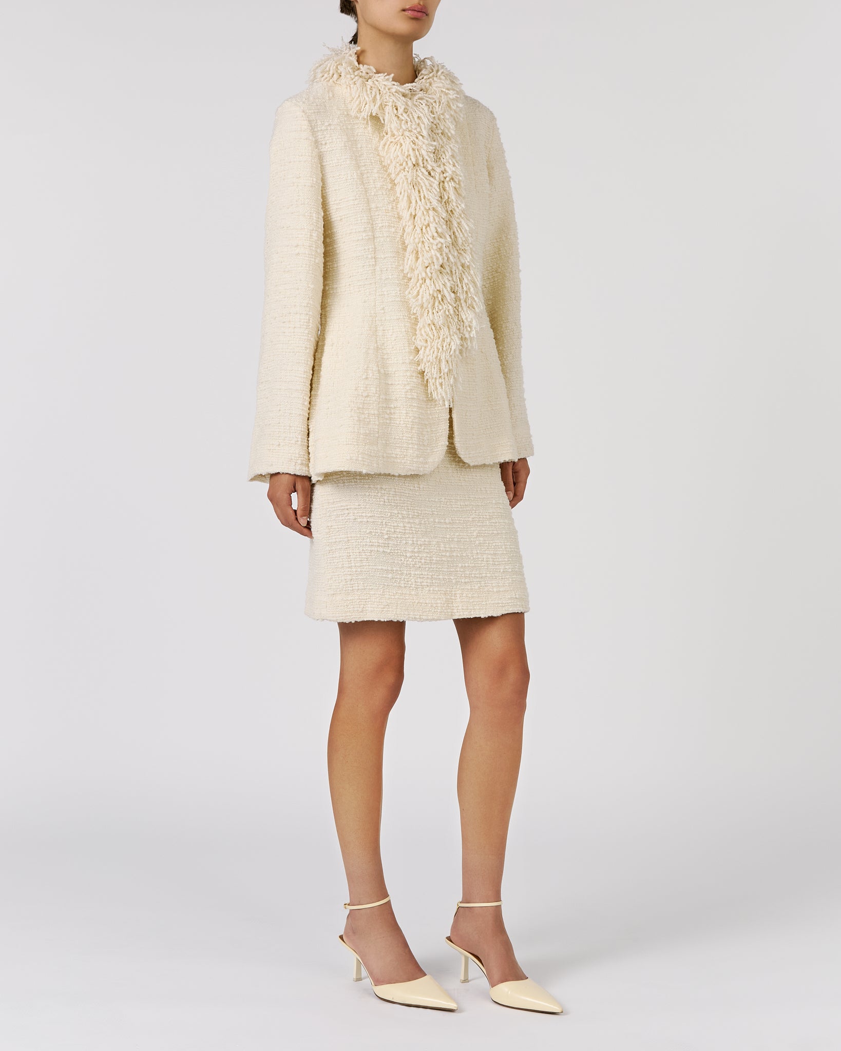 FRINGE TRADER JACKET IN VANILLA CREAM – LIBEROWE