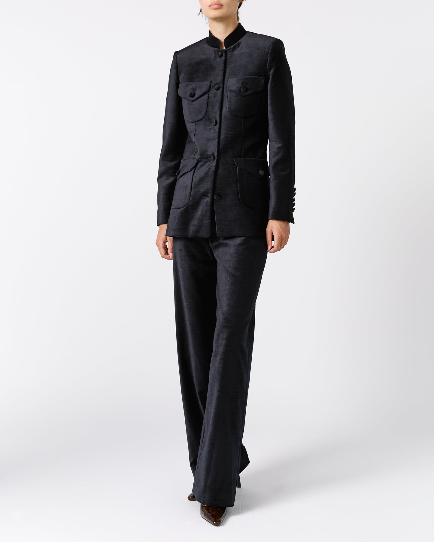 LIQUID VELVET SIGNATURE RAJA JACKET