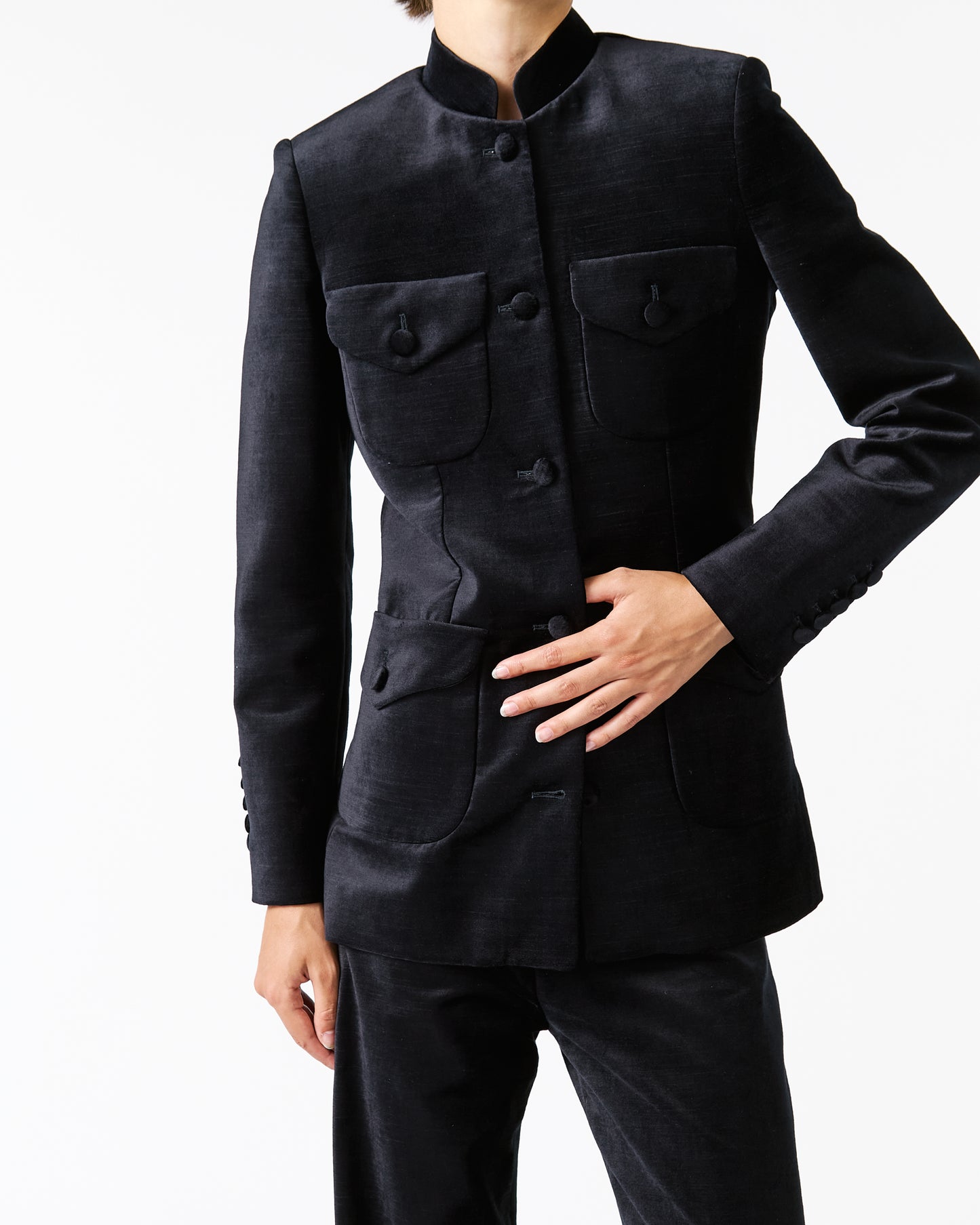 LIQUID VELVET SIGNATURE RAJA JACKET