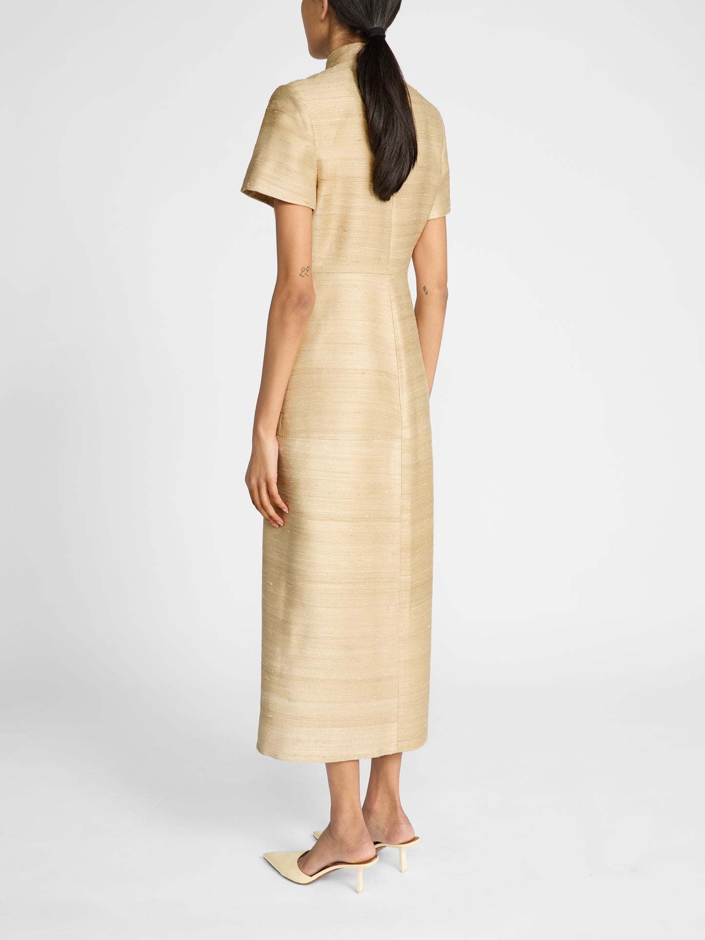 IMPERIAL DRESS IN GOLD SILK
