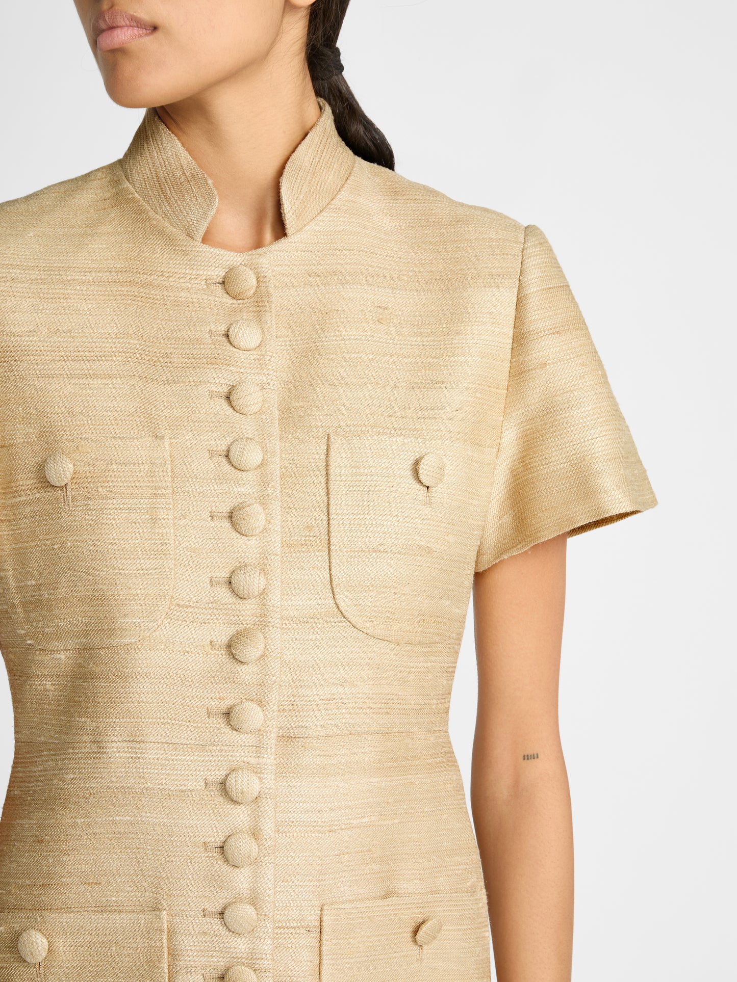 IMPERIAL DRESS IN GOLD SILK