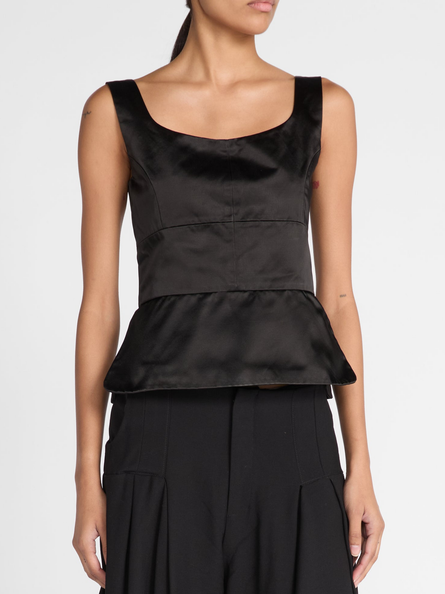 BLACK BODICE TOP