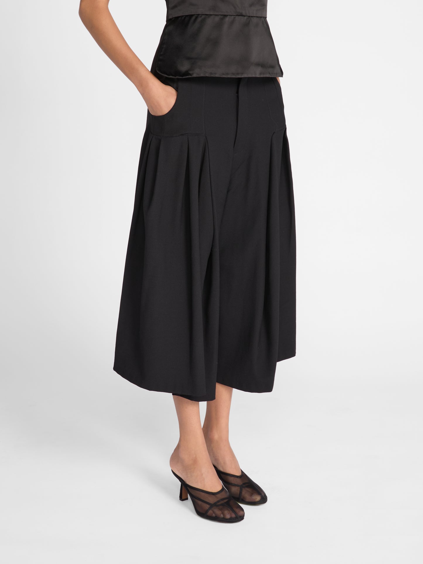 TRIPLE PLEAT CULOTTES