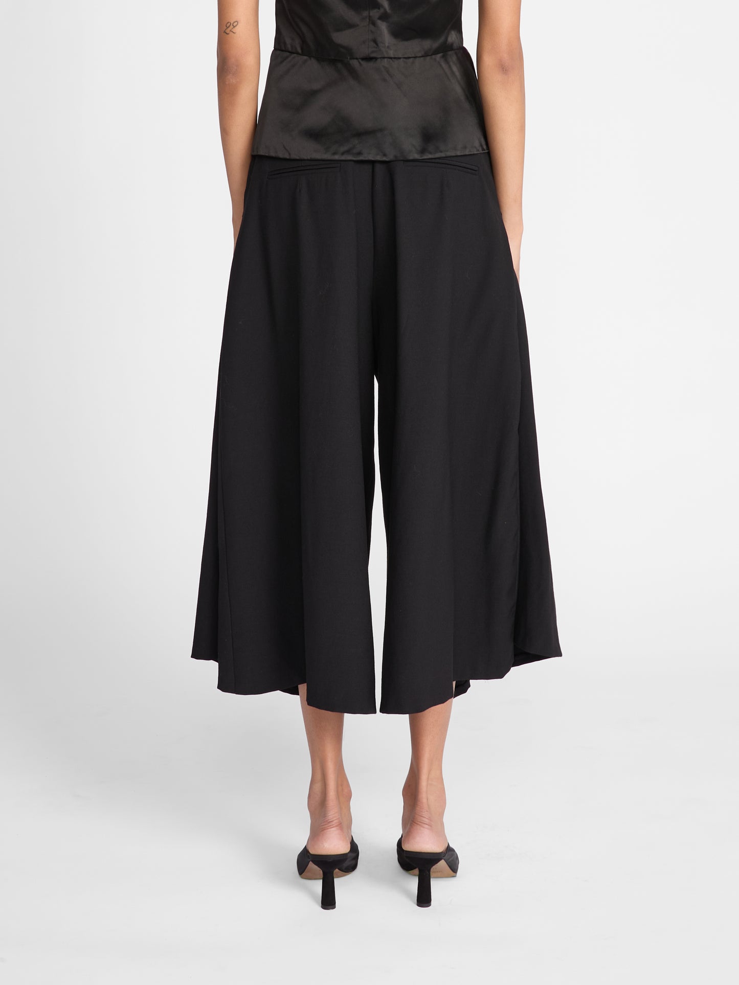 TRIPLE PLEAT CULOTTES