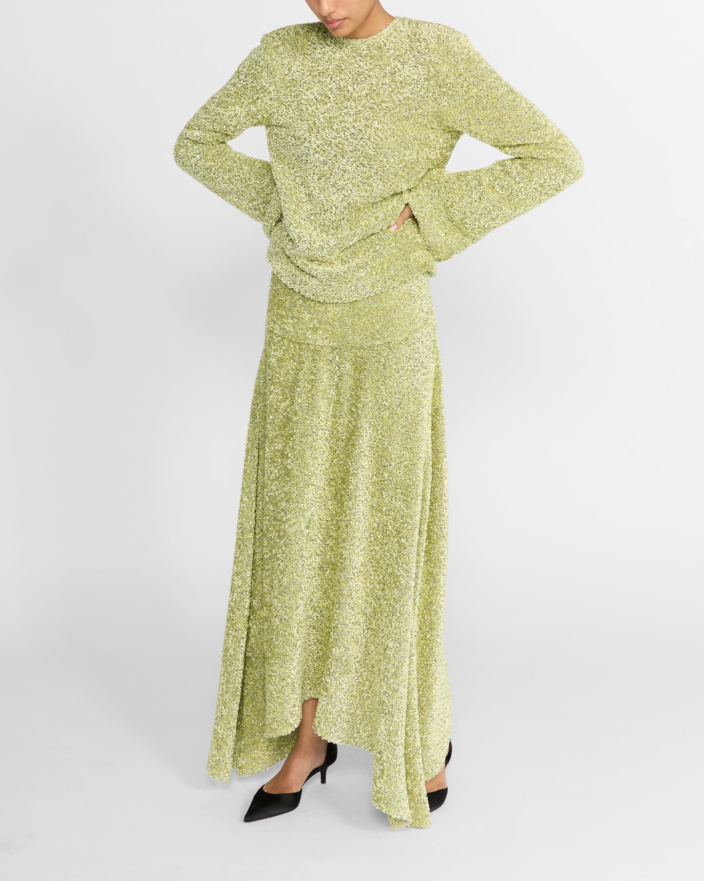 INGRID SKIRT IN CHENILLE TWEED