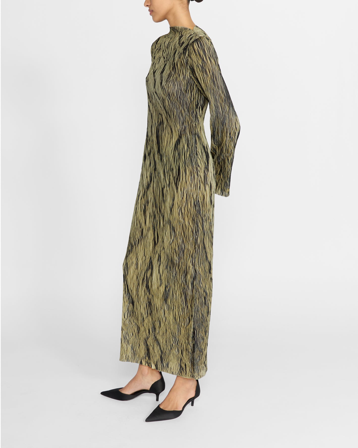 LEIGHTON PLISSE DRESS